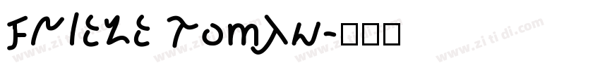 Frieze Roman字体转换